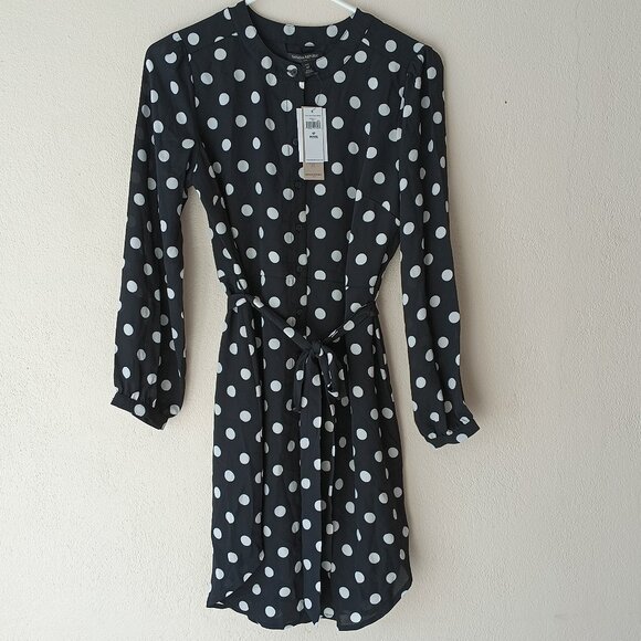 BANANA REPUBLIC Petite Blouson-Sleeve Shirt Dress - Picture 7 of 10